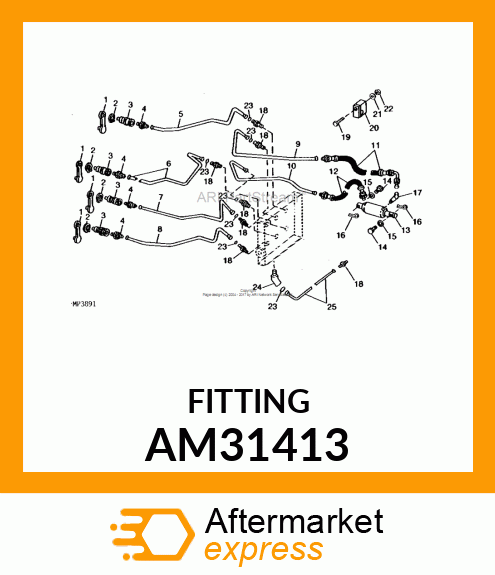 CONNECTOR,STR W/O AM31413