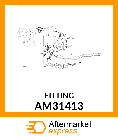 CONNECTOR,STR W/O AM31413