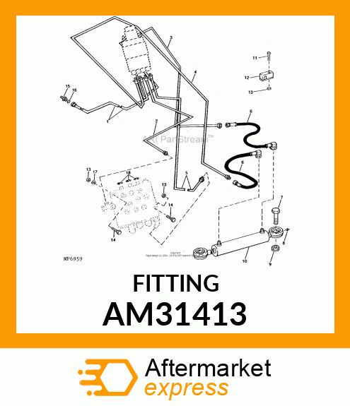 CONNECTOR,STR W/O AM31413