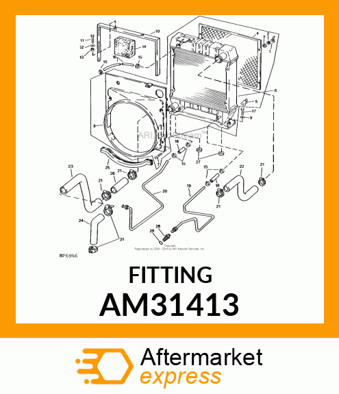 CONNECTOR,STR W/O AM31413