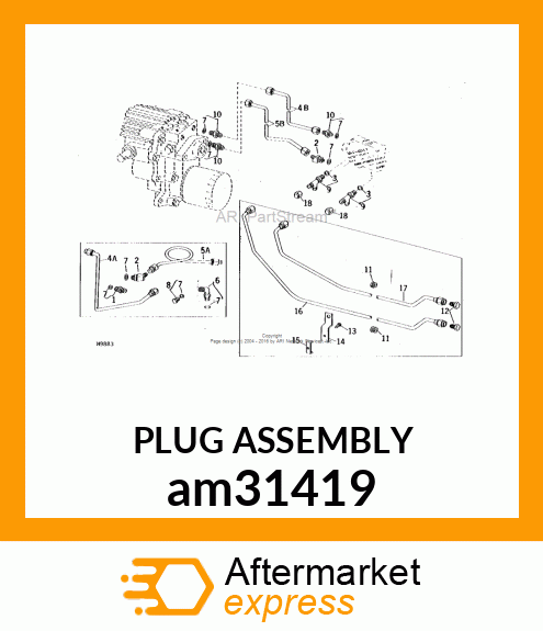 PLUG ASSEMBLY am31419