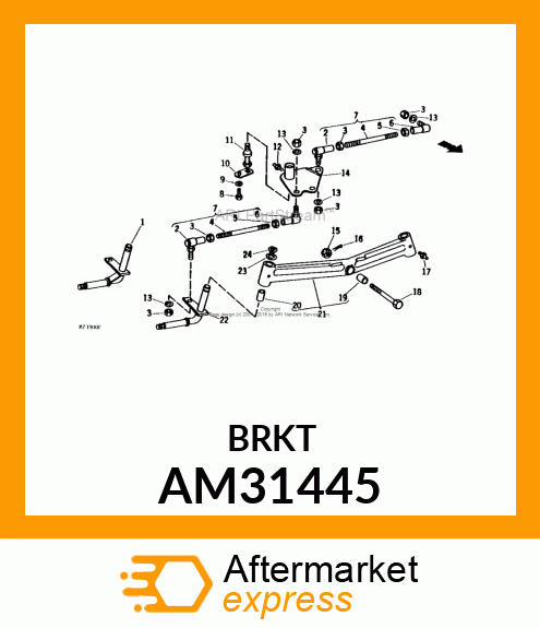 Arm - ARM, WELDED STEERING AM31445