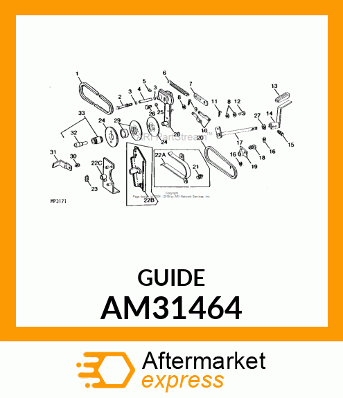 Guide - GUIDE, WELDED AM31464