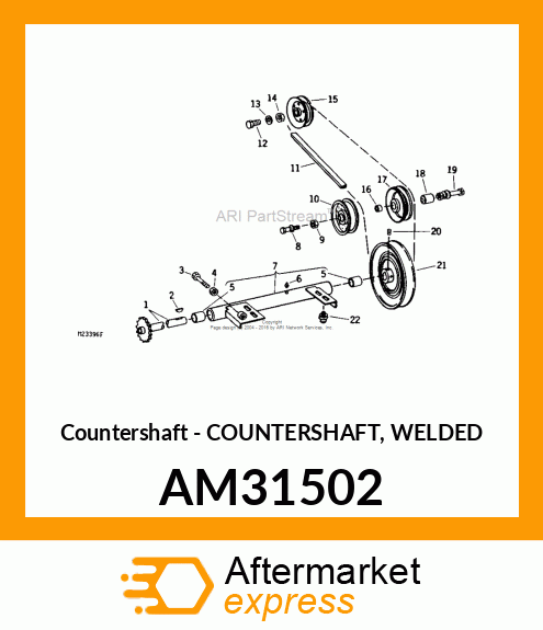 Countershaft - COUNTERSHAFT, WELDED AM31502