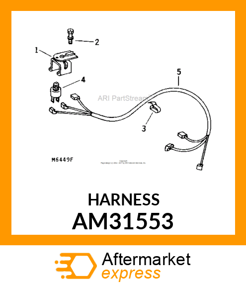 Wiring Harness - HARNESS, WIRING AM31553