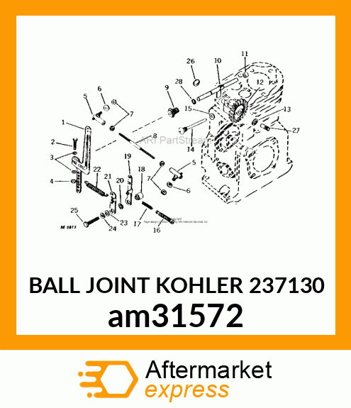 BALL JOINT KOHLER 237130 am31572