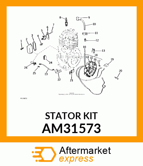 Stator - STATOR KIT-PUR AM31573