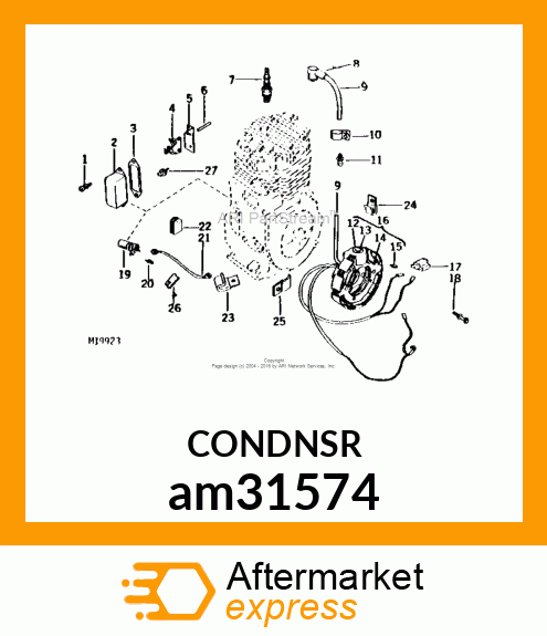 CONDENSER am31574