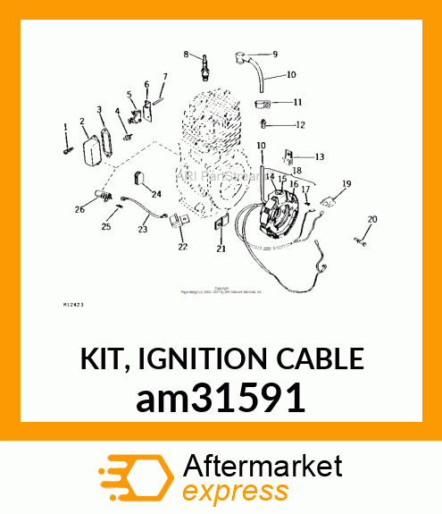 KIT, IGNITION CABLE am31591