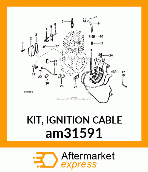 KIT, IGNITION CABLE am31591