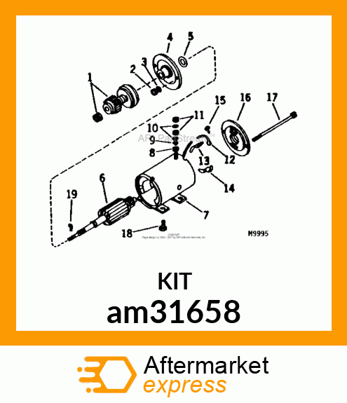 KIT, BRUSH am31658