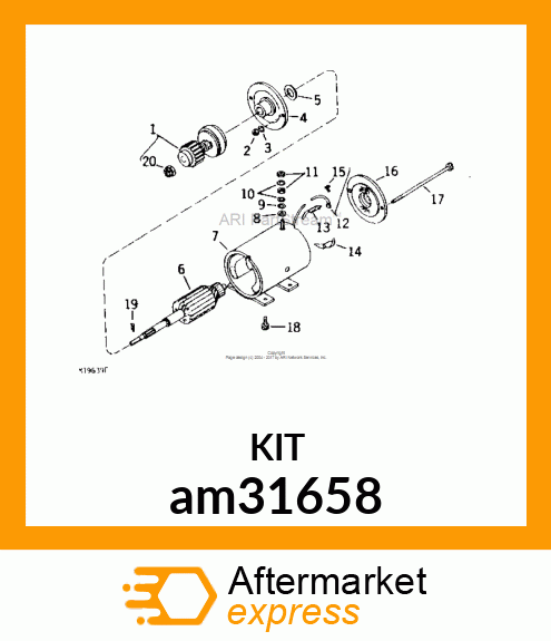 KIT, BRUSH am31658