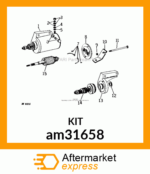 KIT, BRUSH am31658