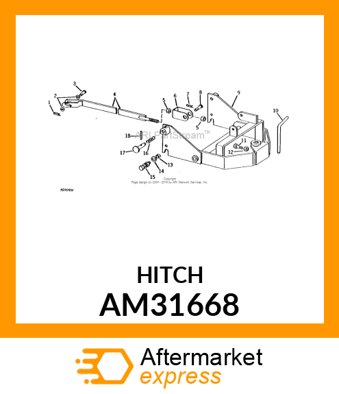 Hitch - HITCH WELDED AM31668