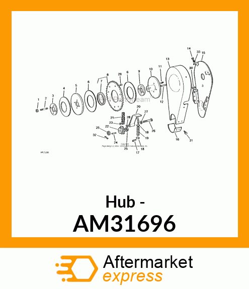 Hub - AM31696