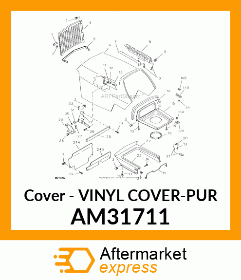 Cover - VINYL COVER-PUR AM31711