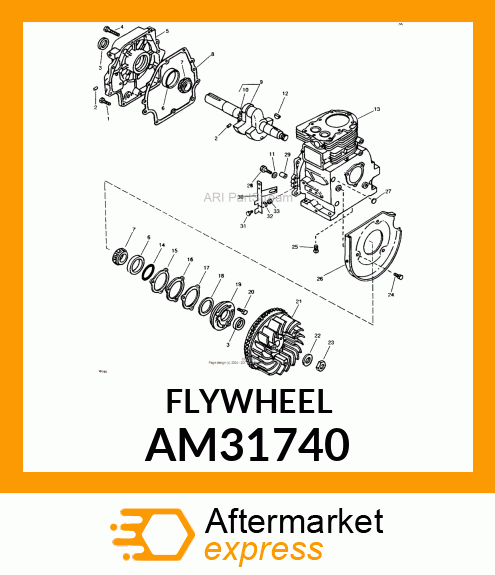 Flywheel AM31740