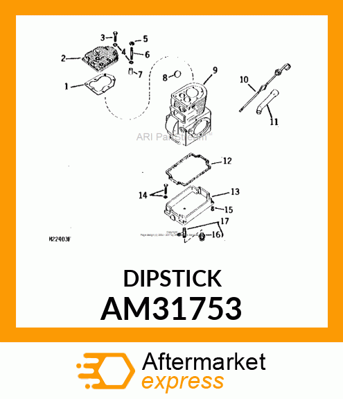 DIPSTICK ASSY AM31753