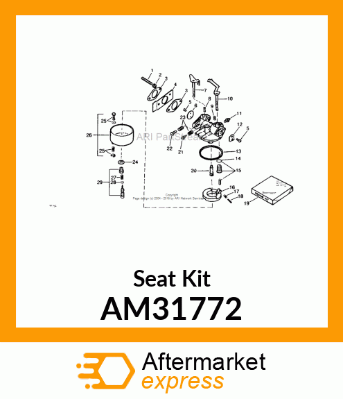 Seat Kit AM31772