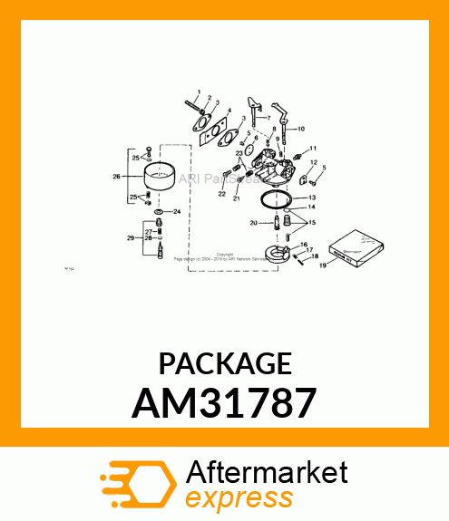 DRAIN PLUNGER ASSY AM31787