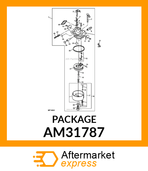 DRAIN PLUNGER ASSY AM31787