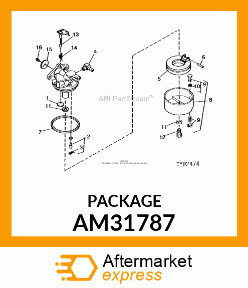 DRAIN PLUNGER ASSY AM31787