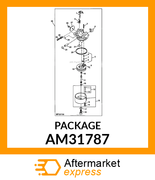 DRAIN PLUNGER ASSY AM31787