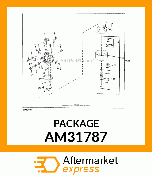 DRAIN PLUNGER ASSY AM31787