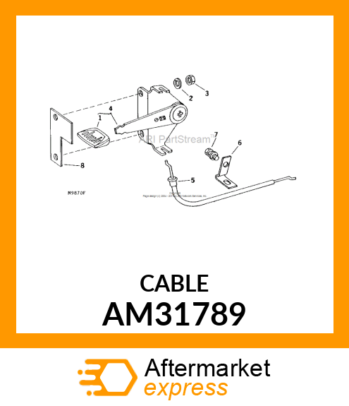 CONDUIT amp; WIRE ASSY (37 INCH) AM31789