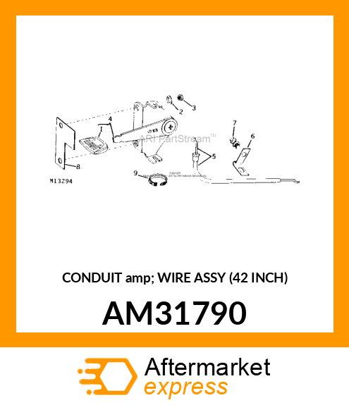 CONDUIT amp; WIRE ASSY (42 INCH) AM31790