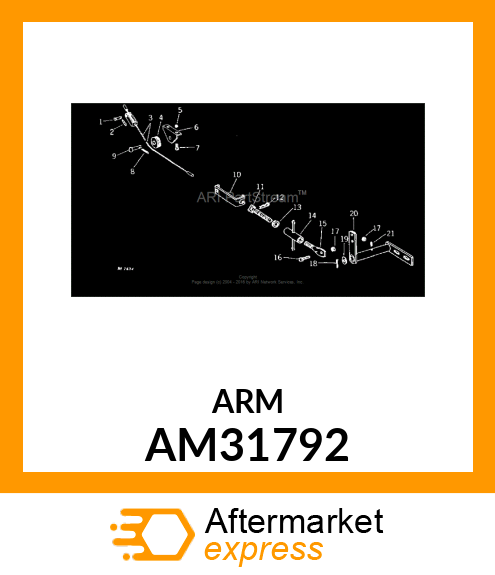 Link - UPPER LINK ASSEMBLY (Part is Obsolete) AM31792