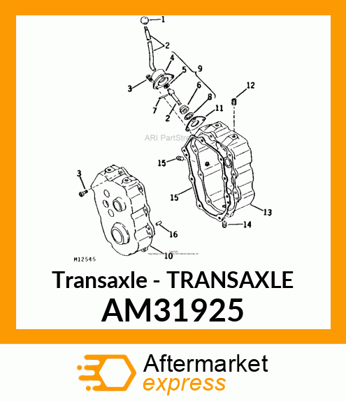 Transaxle - TRANSAXLE AM31925