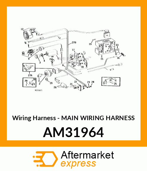 Wiring Harness - MAIN WIRING HARNESS AM31964