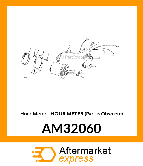 Hour Meter - HOUR METER (Part is Obsolete) AM32060