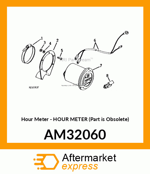 Hour Meter - HOUR METER (Part is Obsolete) AM32060