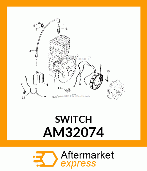 Trigger - MAGNETIC TRIGGER ASSEMBLY AM32074