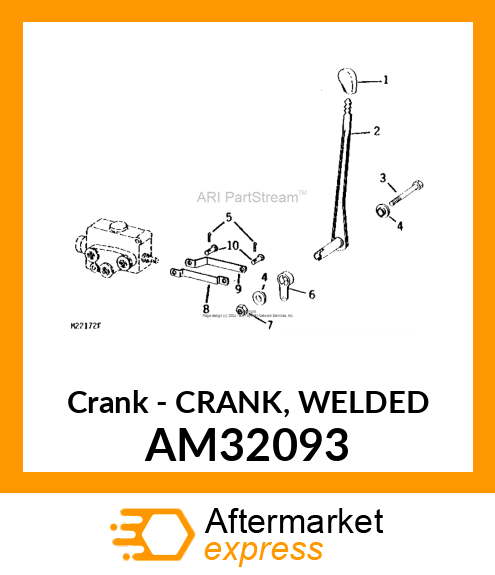 Crank - CRANK, WELDED AM32093