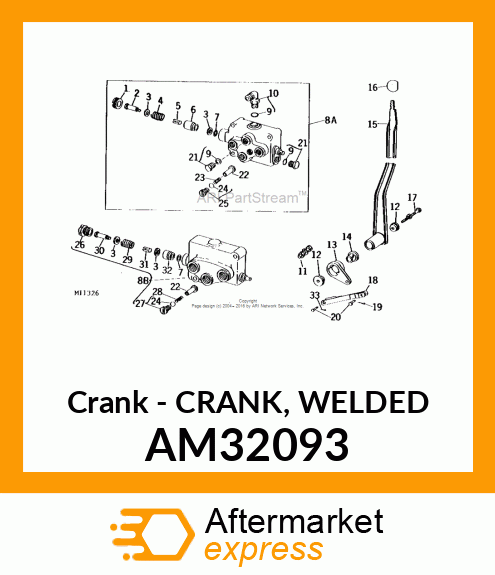 Crank - CRANK, WELDED AM32093