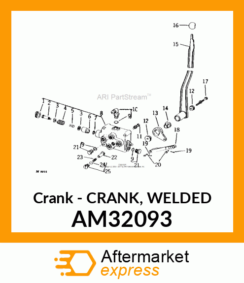 Crank - CRANK, WELDED AM32093