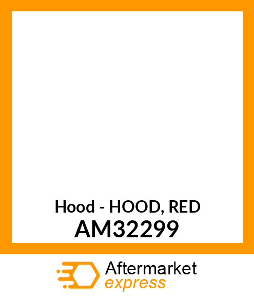 Hood - HOOD, RED AM32299