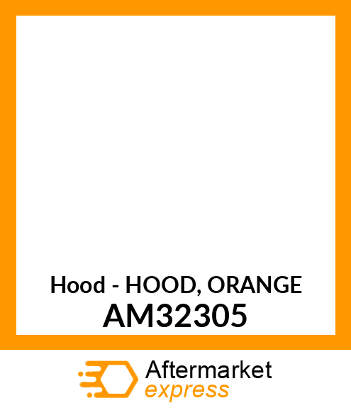 Hood - HOOD, ORANGE AM32305