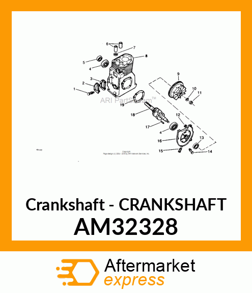 Crankshaft - CRANKSHAFT AM32328