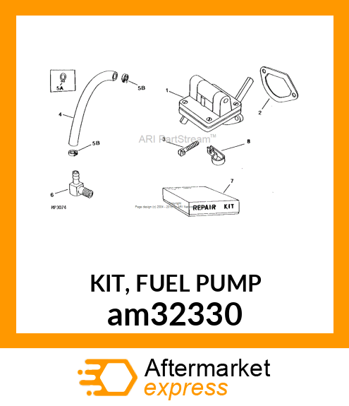 KIT, FUEL PUMP am32330