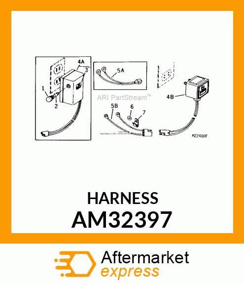 Wiring Harness - WIRING HARNESS ASSEMBLY (Part is Obsolete) AM32397