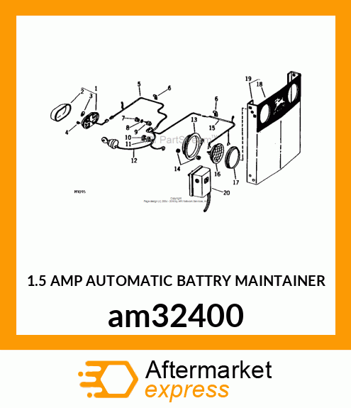 1.5 AMP AUTOMATIC BATTRY MAINTAINER am32400