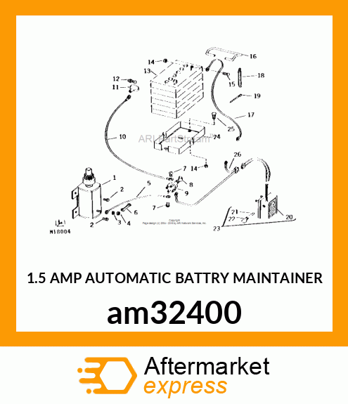 1.5 AMP AUTOMATIC BATTRY MAINTAINER am32400