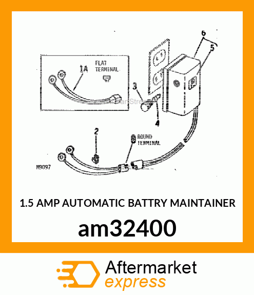 1.5 AMP AUTOMATIC BATTRY MAINTAINER am32400