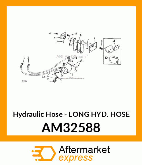 Hydraulic Hose - LONG HYD. HOSE AM32588