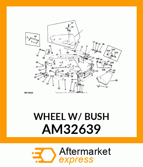 WHEEL, GAGE ASSY AM32639