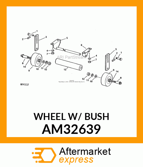 WHEEL, GAGE ASSY AM32639